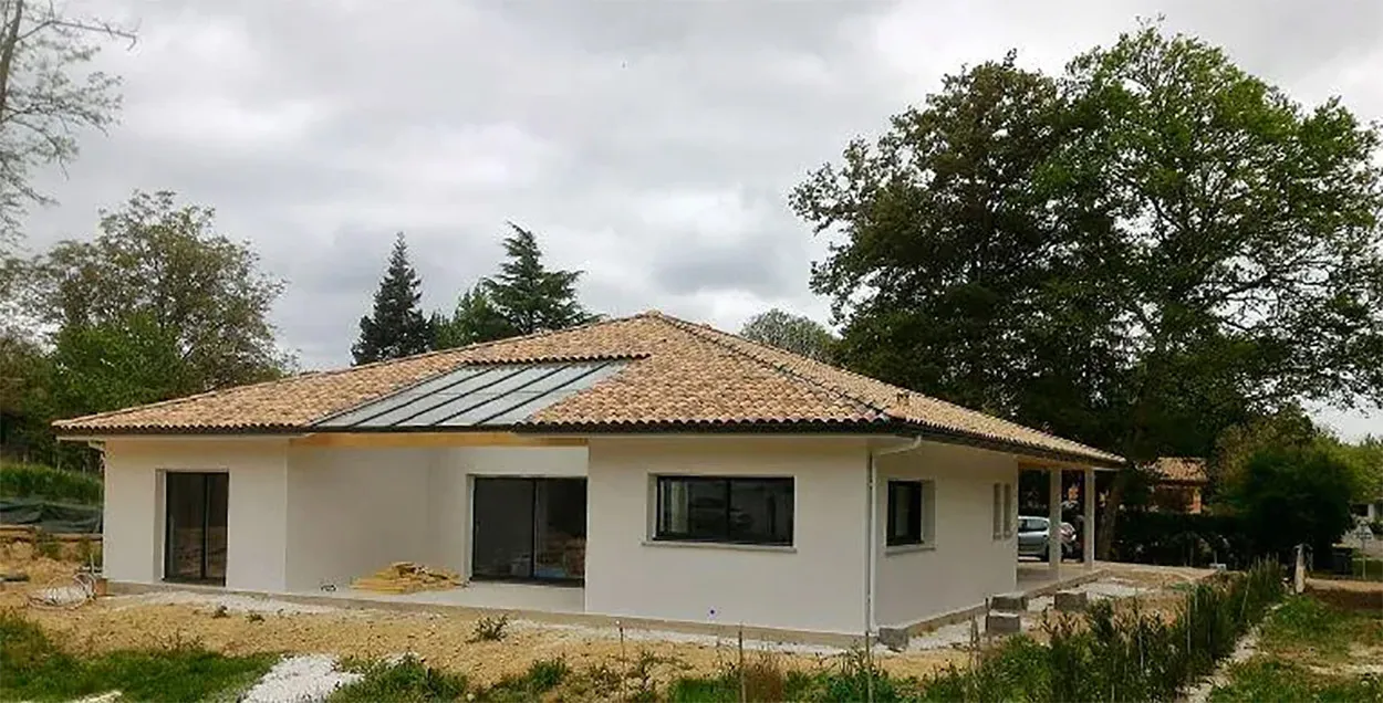 La maison neuve contemporaine, construction neuve dans les Landes : vue 3